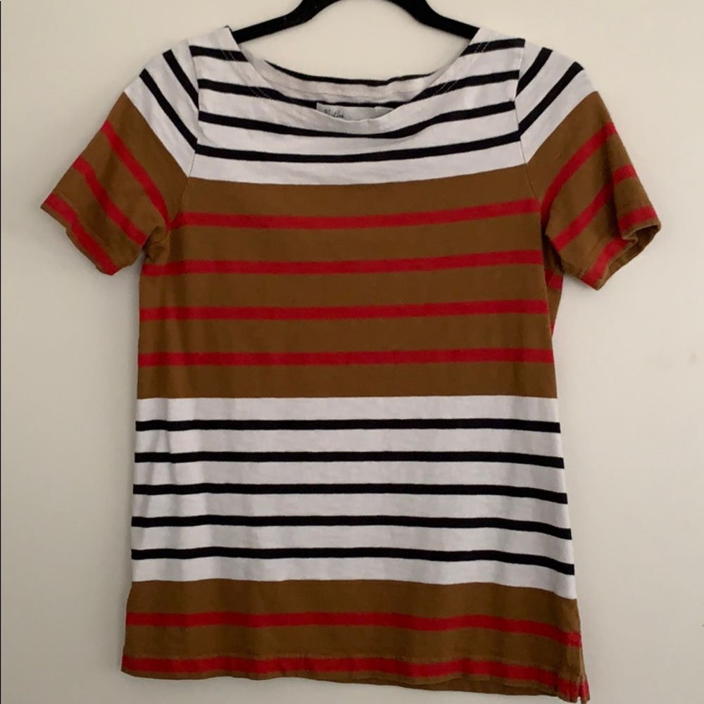 Madewell Boat Neck Striped Tee